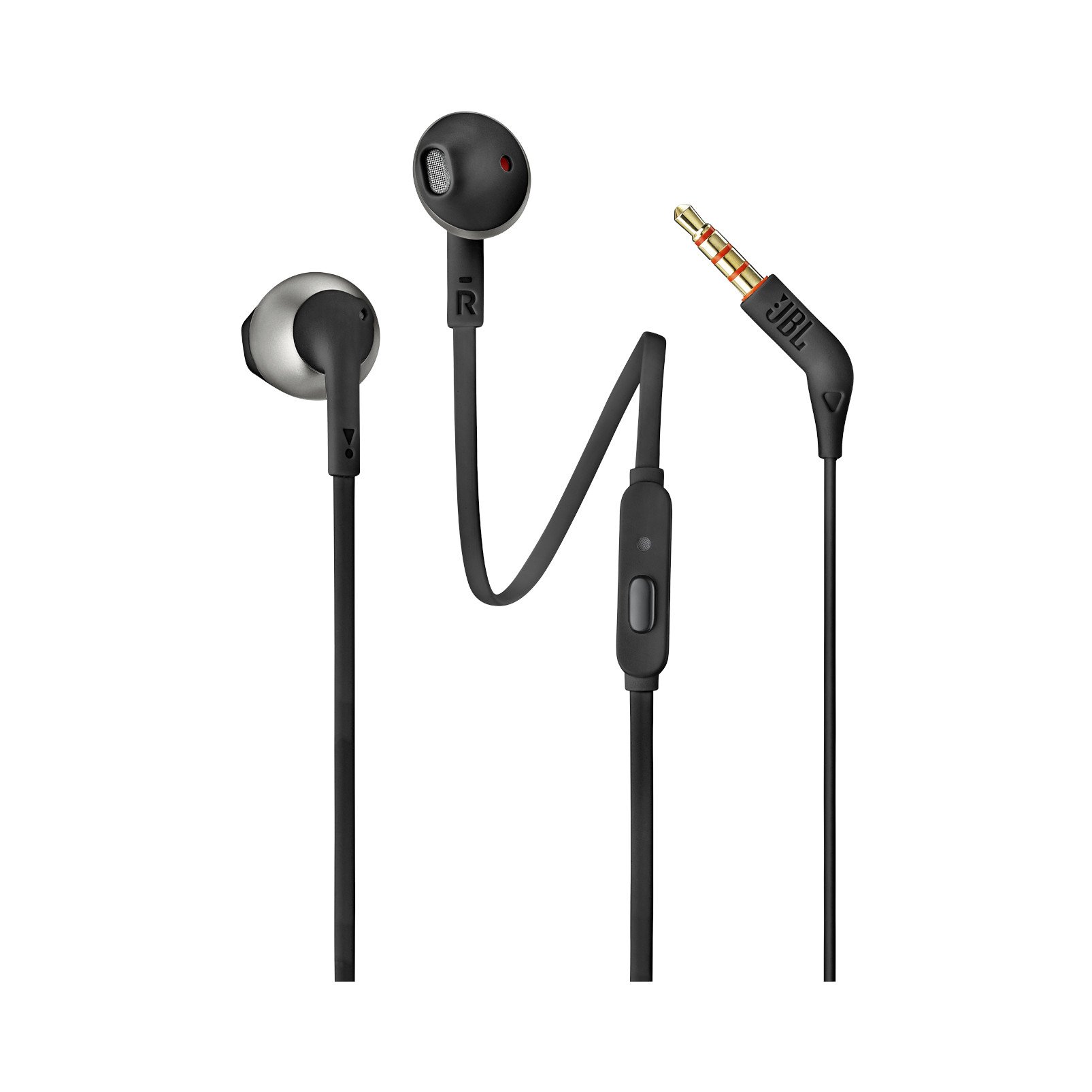 Auricular Intrauditivo TUNE T205 Black Microfono Integrado JACK 3.5mm Metalico PURE BASS — vista detalle 1