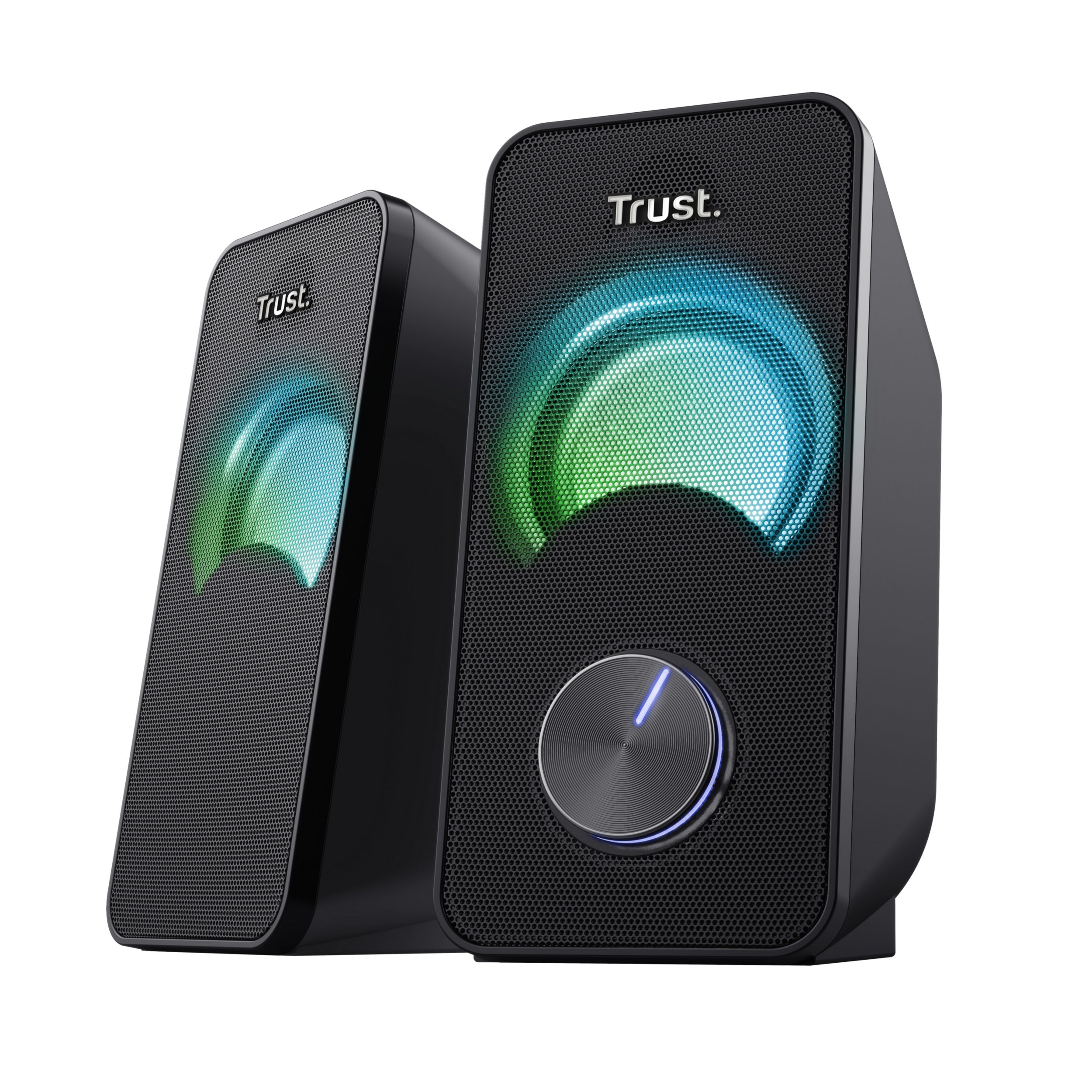 TRUST ARYS RGB — Altavoces 2.0 con iluminación LED y 12W de potencia 4