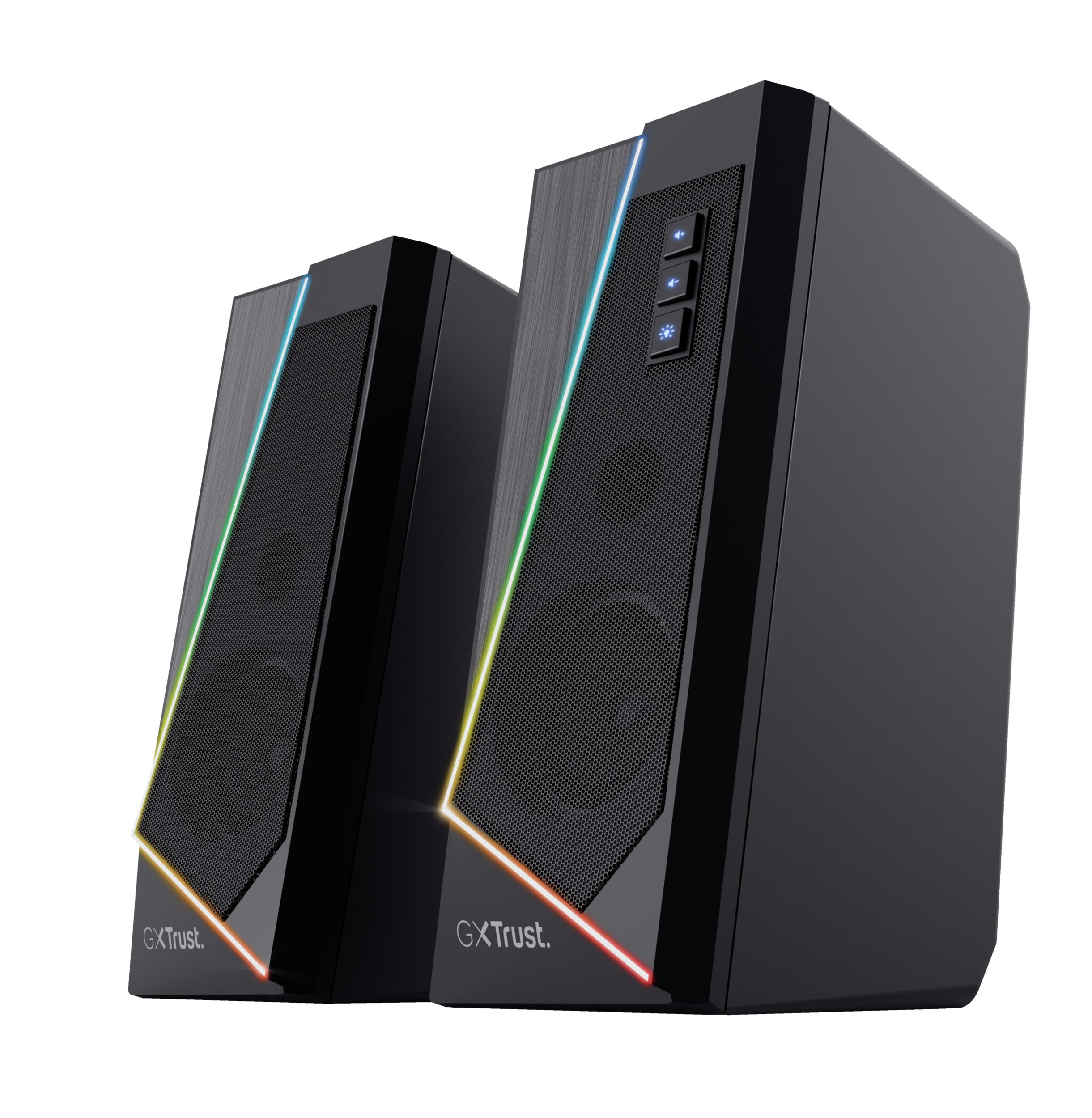 TRUST ZOXA RGB — Altavoces 2.0 con iluminación RGB y 12W de potencia