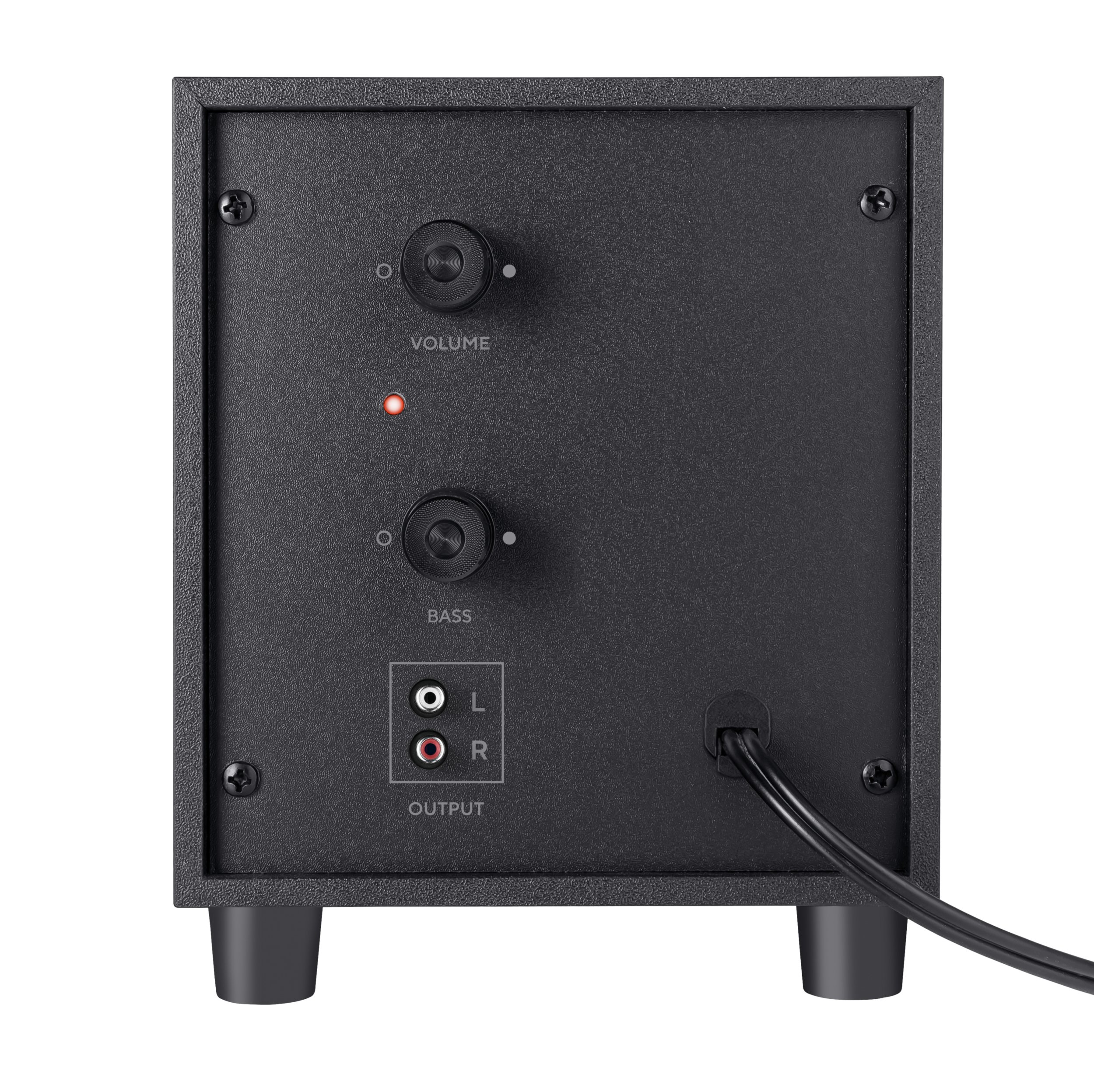 TRUST AVORA 2.1 — Altavoces 9W con subwoofer y controles de bajos — vista detalle 2