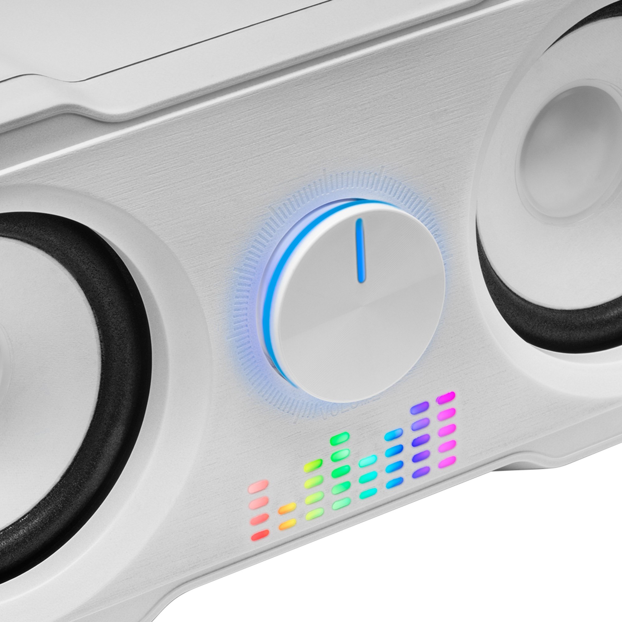 MARS GAMING MS22W — Altavoces 2.2 con doble subwoofer 35W RGB 5