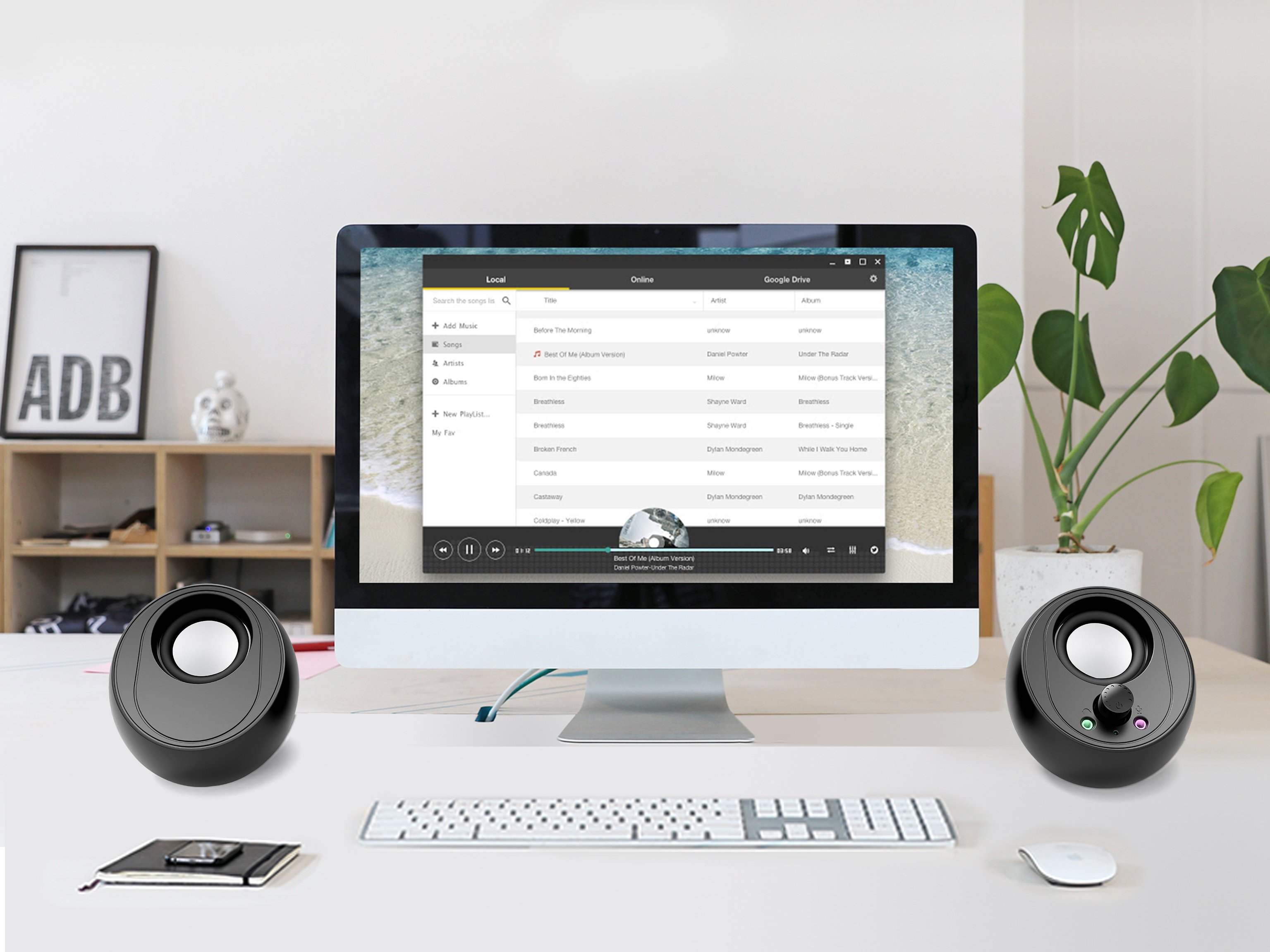 Conceptronic Bjorn01b — Altavoces 2.0 Bluetooth 10W con jack 3.5 4