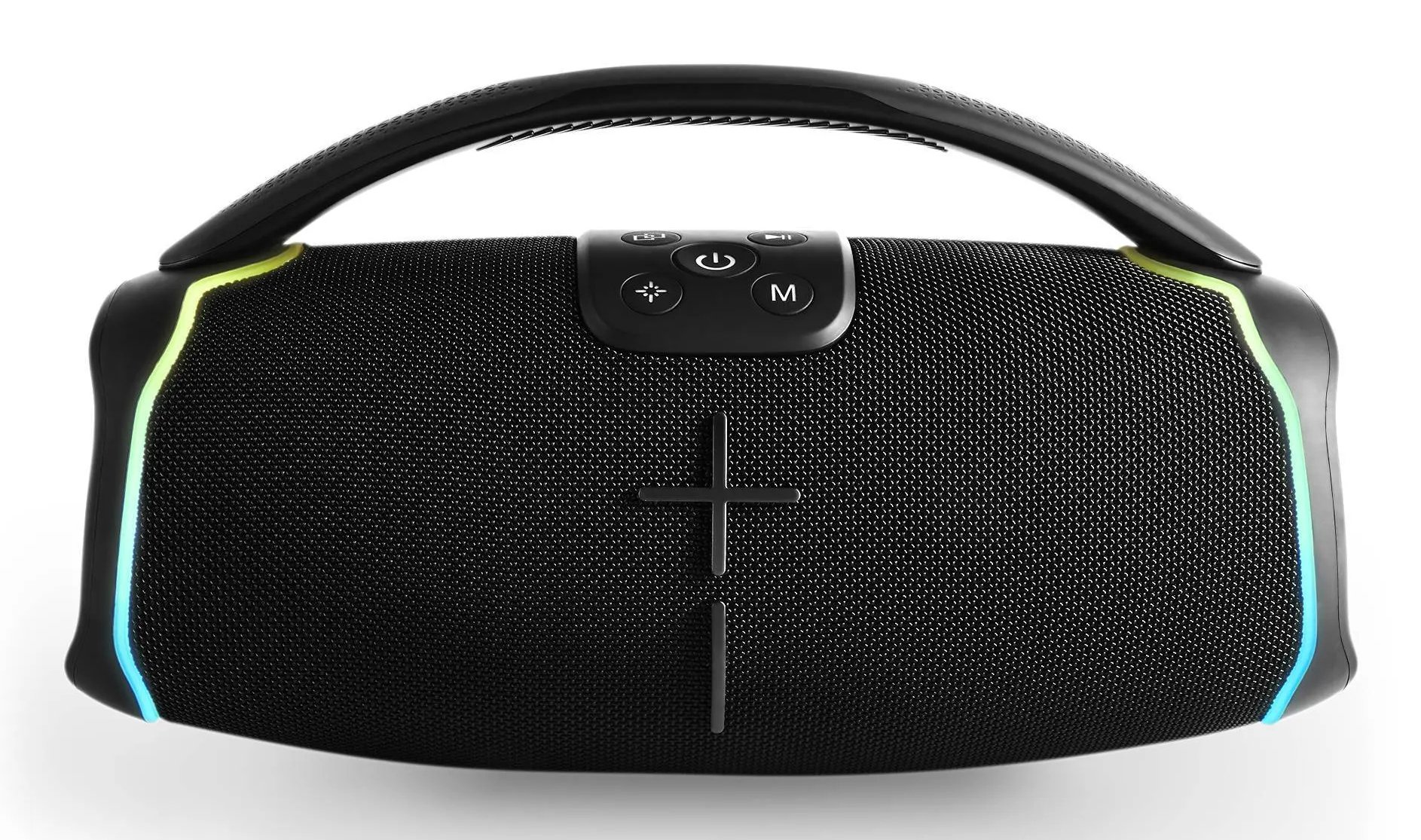 Altavoz Bluetooth Portable Hyperbeat 80W BT 5.3 TWS IPX6 USB Microsd Manos Libres Bateria 15h Luces LED — vista detalle 1
