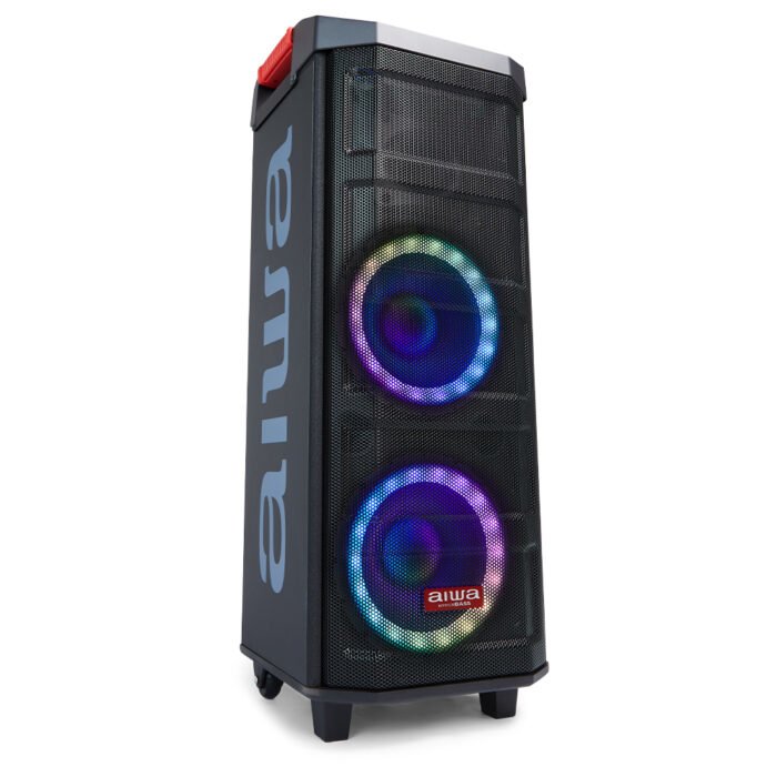Altavoz Bluetooth Trolley KBTUS-608 Bluetooth 5.0 Salida 80W RMS Radio FM 2 Microfonos Inalambricos Incluidos — vista detalle 1