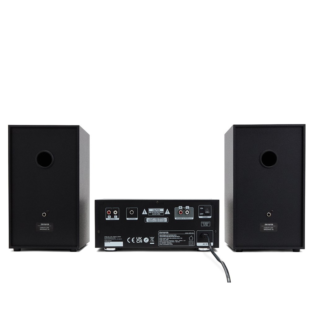 Micro Cadena de Musica MSBTU-500 Bluetooth 5.0 Reproductor de CD / USB Radio FM 2 Altavoces Hyperbass MDF 50W RMS — vista detalle 2