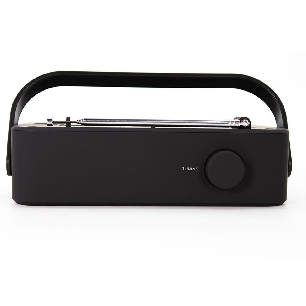 Radio Vintage con Altavoz R-190RD AM/FM Altavoz 4" y JACK 3.5mm Diseño SOFT Touch Stylish Color Rojo — vista detalle 2