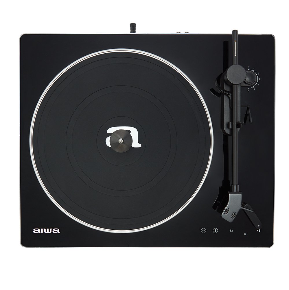 Tocadiscos Bluetooth APX-680BT Black Alta Precision BT 5.0 Plato de Metal 27.5cm TRES Velocidades 33 4