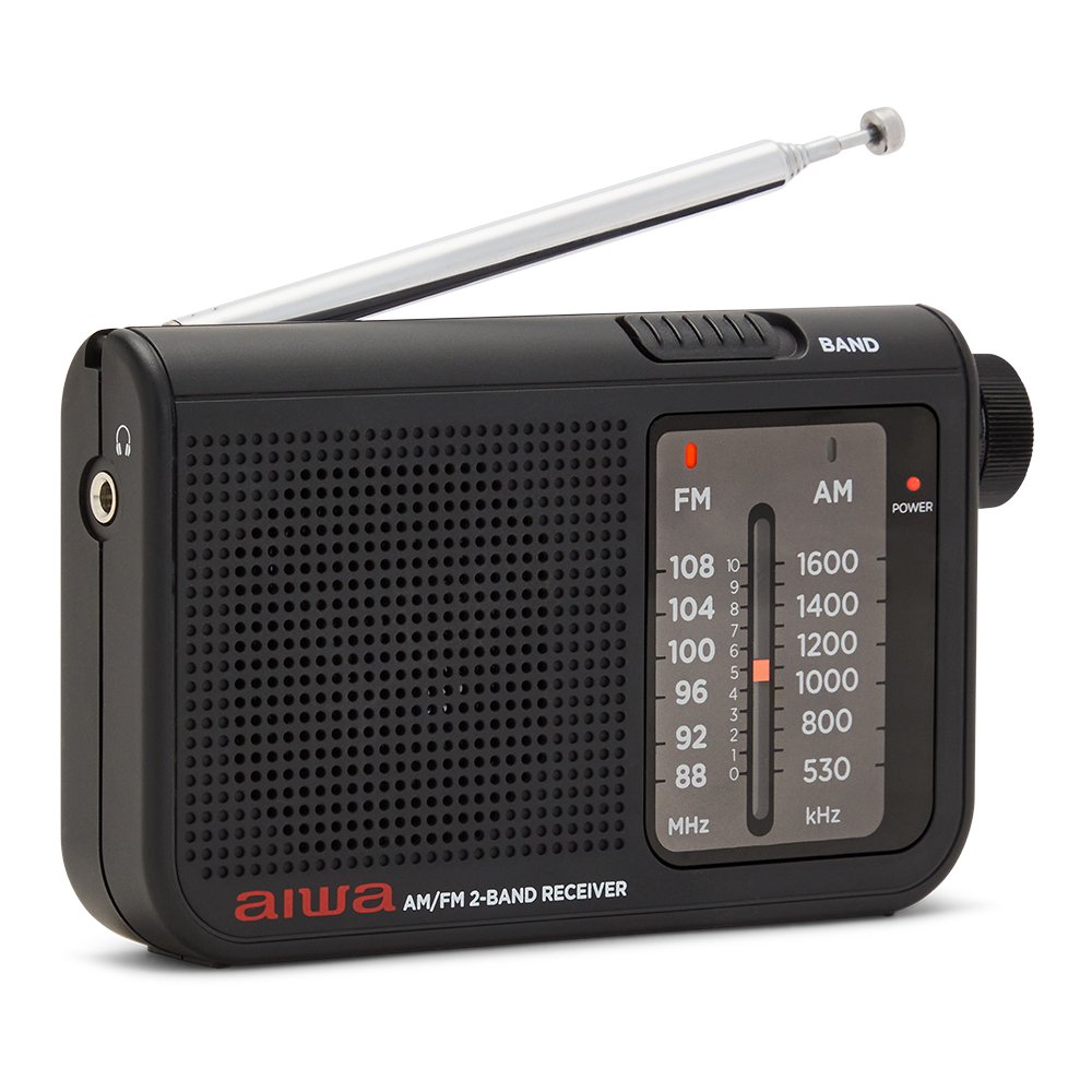 Radio Analogica con Altavoz RS-55 Black Sintonizador Analogico Altavoz Integrado y JACK 3.5mm — vista detalle 2