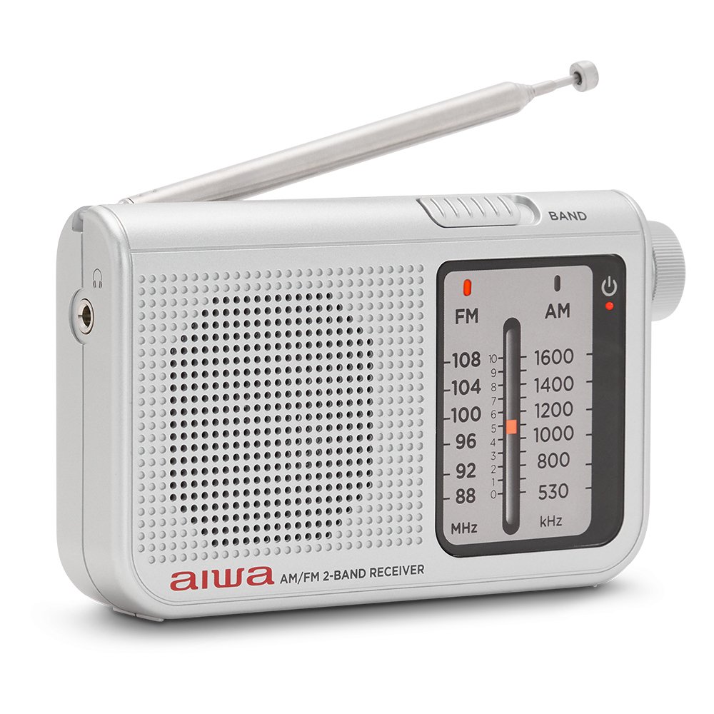 Radio Analogica con Altavoz RS-55 Silver Sintonizador Analogico Altavoz Integrado y JACK 3.5mm — vista detalle 1