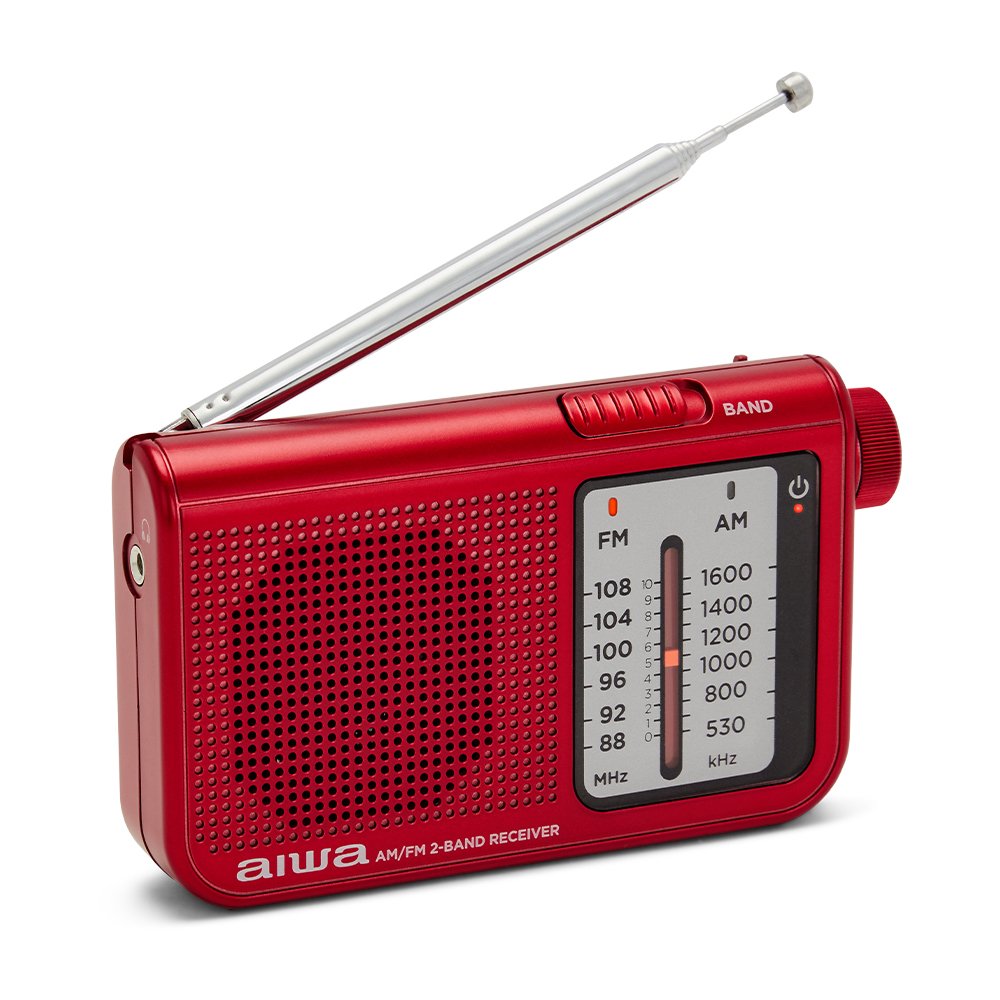 Radio Analogica con Altavoz RS-55 RED Sintonizador Analogico Altavoz Integrado y JACK 3.5mm — vista detalle 2