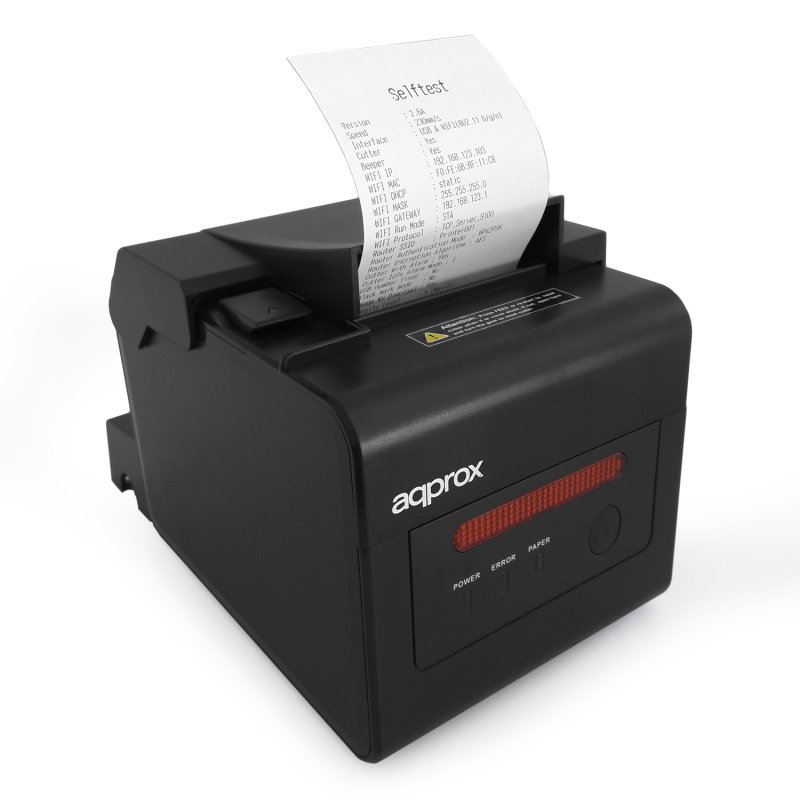 TPV Impresora APPPOS80 WIFI Termica 80mm Conexion WIFI - LAN - USB RS232 - RJ11 Corte Manual 5