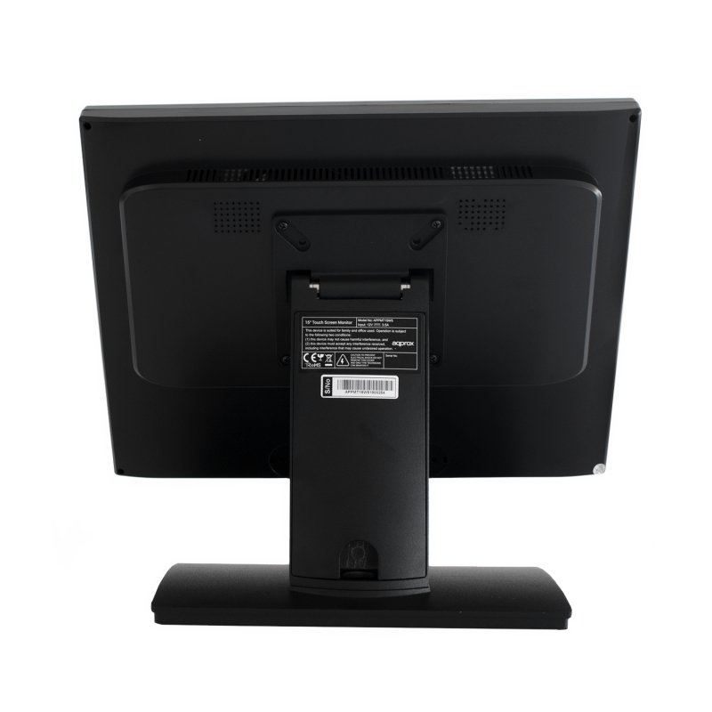 Monitor 15" Tactil Resistiva TPV APPMT15W5 VGA Negro 5ms 300cd/m2 Tactil de 5 Hilos con Controlador EETI Grado A+ 3