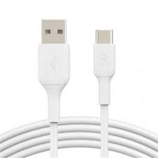 NORTESS Cable USB-C — 1m, Kit 5 unidades, Blanco