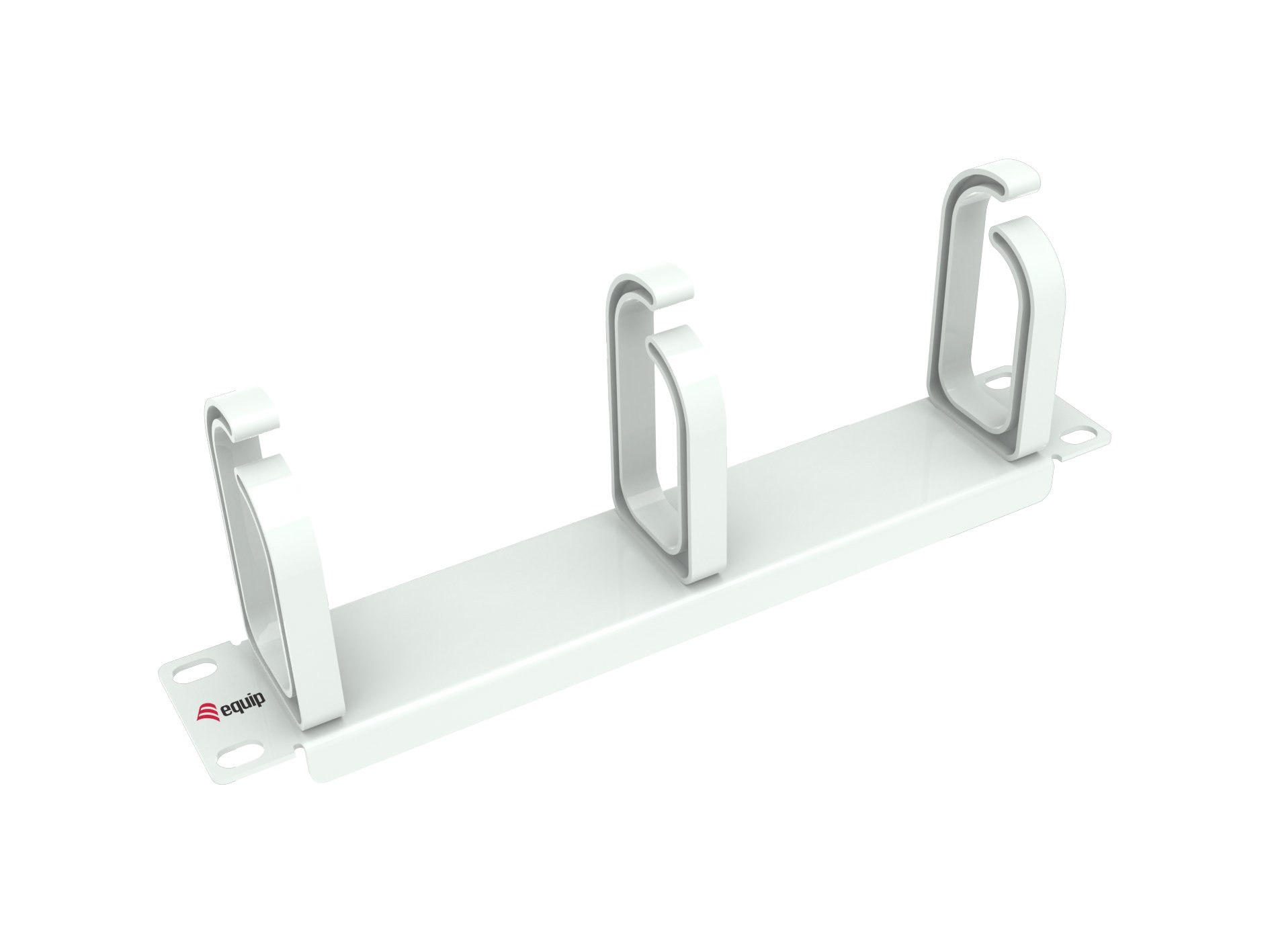 EQUIP Panel Organizador Cables 1U Rack 10" — Gris RAL 7035 4