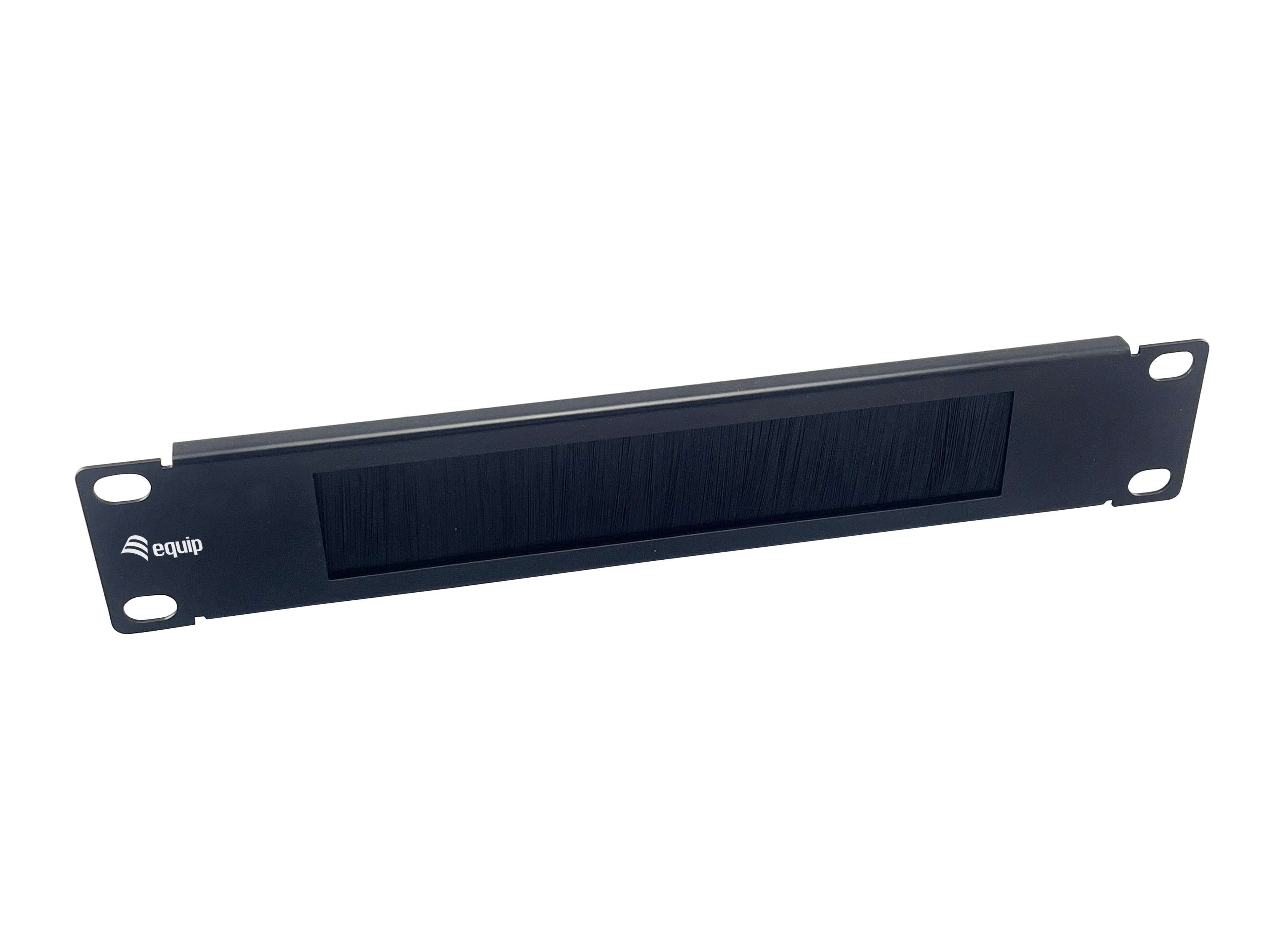EQUIP Panel Pasacables Cepillo — Armario Rack 10" Negro