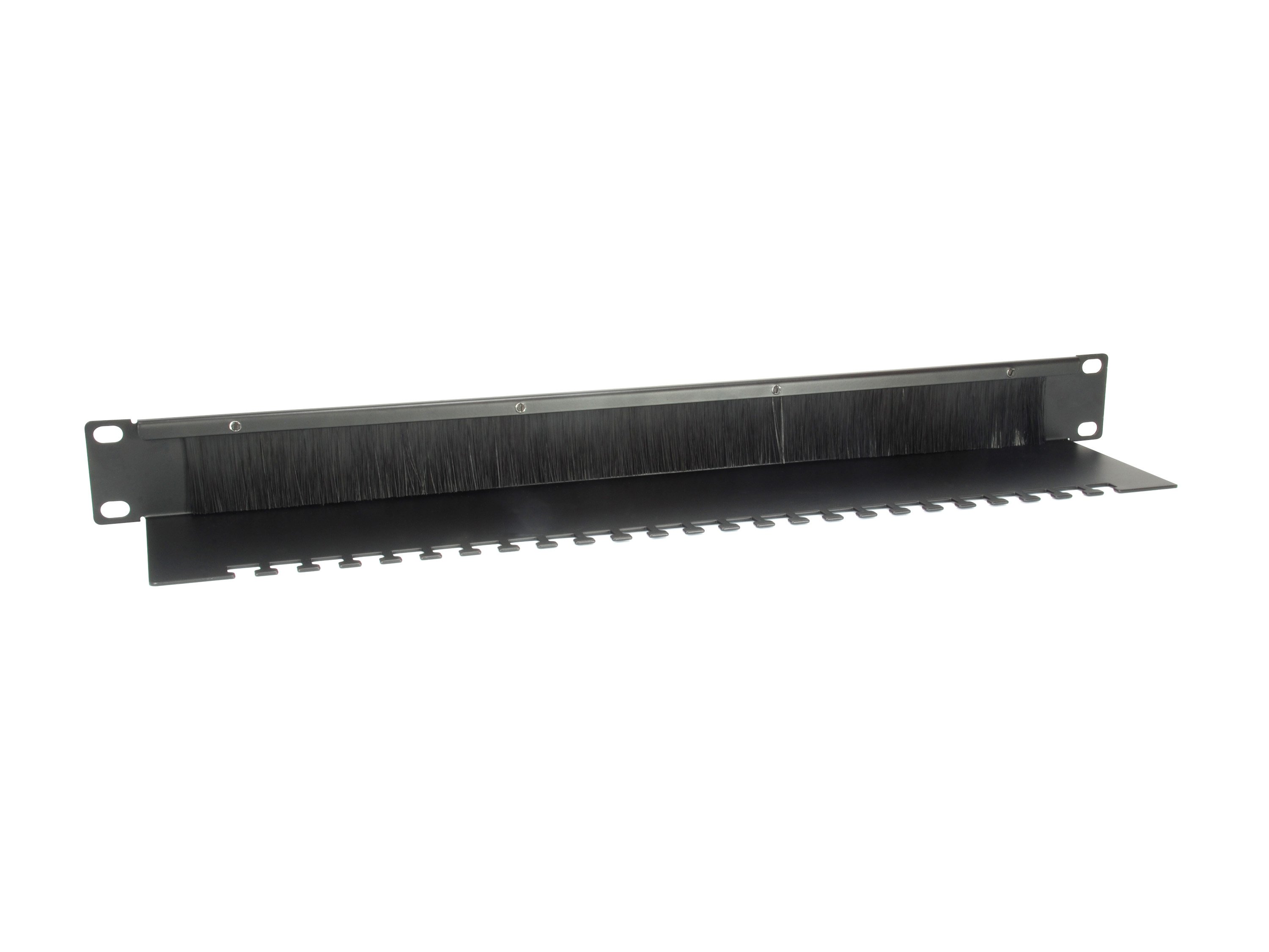 EQUIP Panel Pasacables 1U — Cepillo y barra soporte Rack 19 2