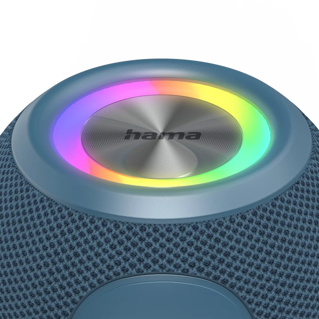 Altavoz Bluetooth Portable BALL Shape 5W Iluminacion LED TWS Bateria 10h Manos Libres Color Azul — vista detalle 2