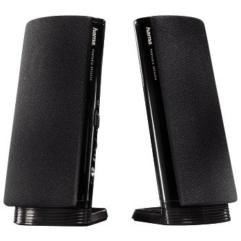 HAMA Jack 3.5mm — Altavoces 2.0 USB, control de volumen 2