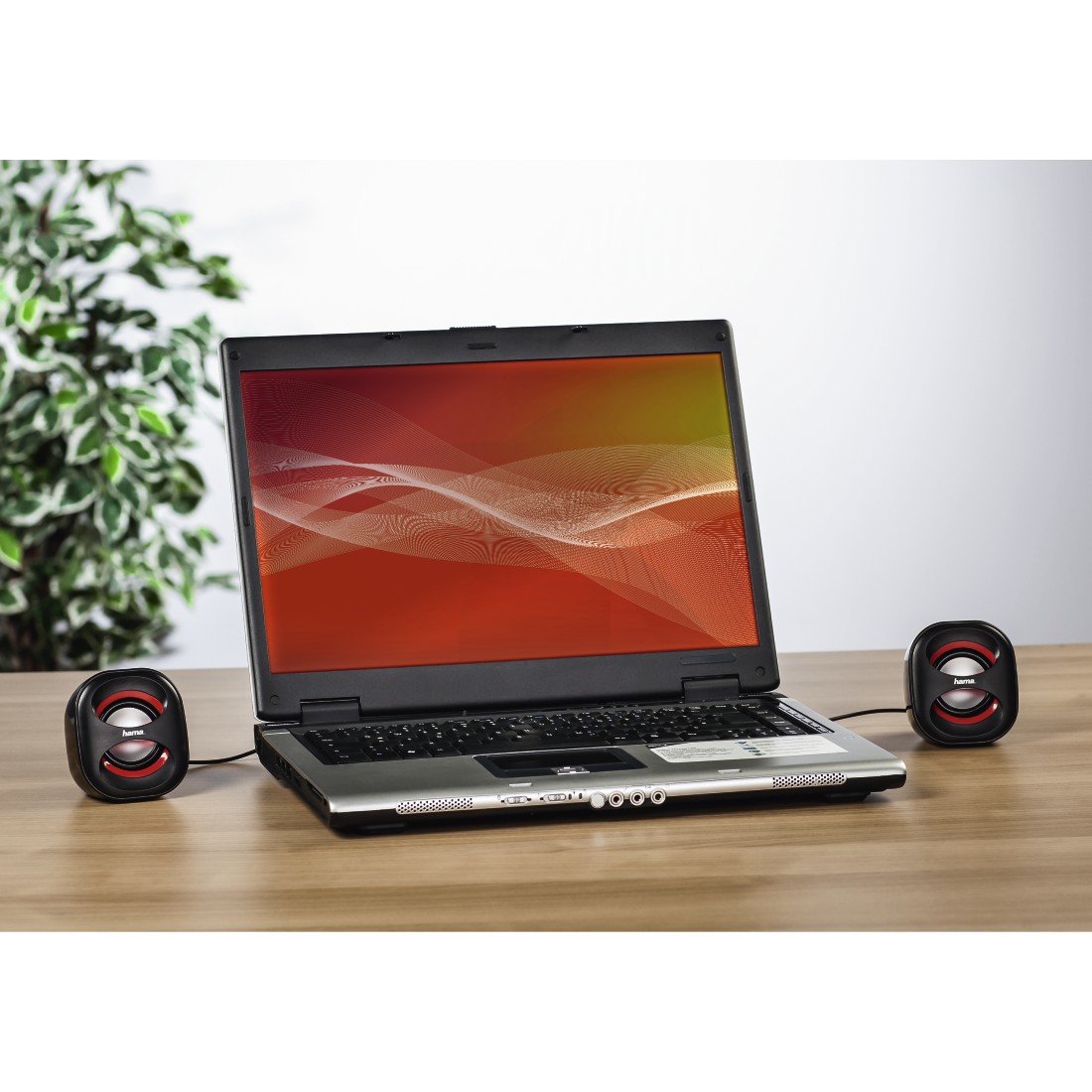 HAMA Sonic Mobil 183 — Altavoces 2.0 USB con entrada jack 3.5mm 3