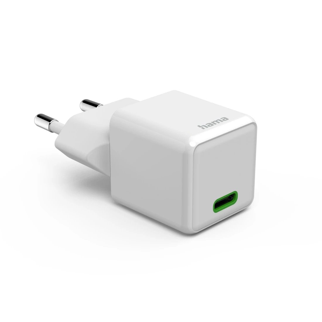 HAMA Super Mini — Cargador USB-C 30W GaN blanco — vista detalle 1