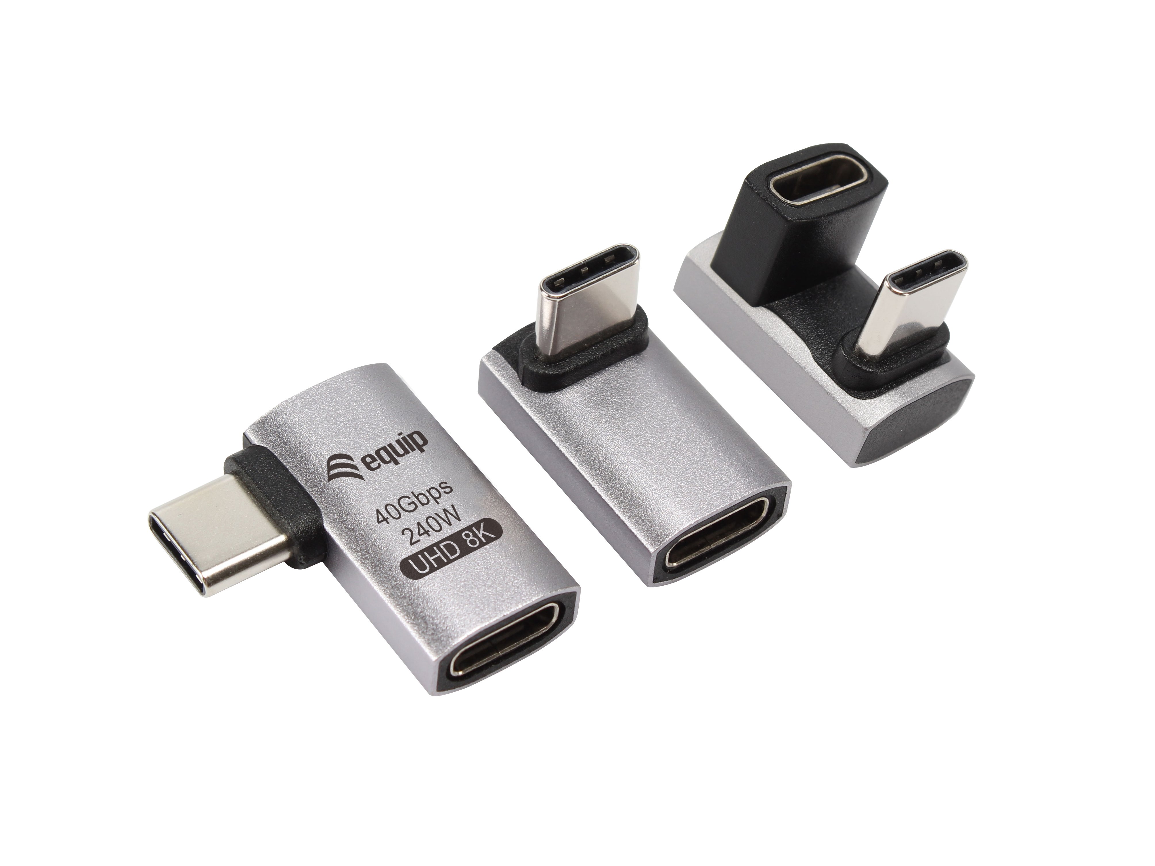 EQUIP 133478 — Adaptador USB4 40Gbps 240W Pack 3 unidades