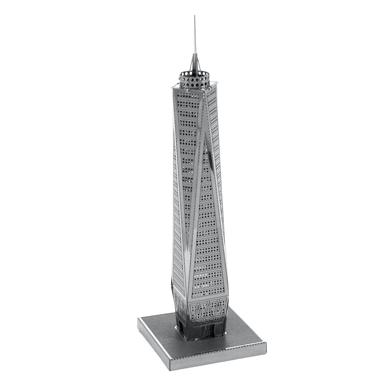 Maqueta 3D Metal ONE World Trade Center Montaje sin Pegamento ni Soldadura Maquetas 3D — vista detalle 2