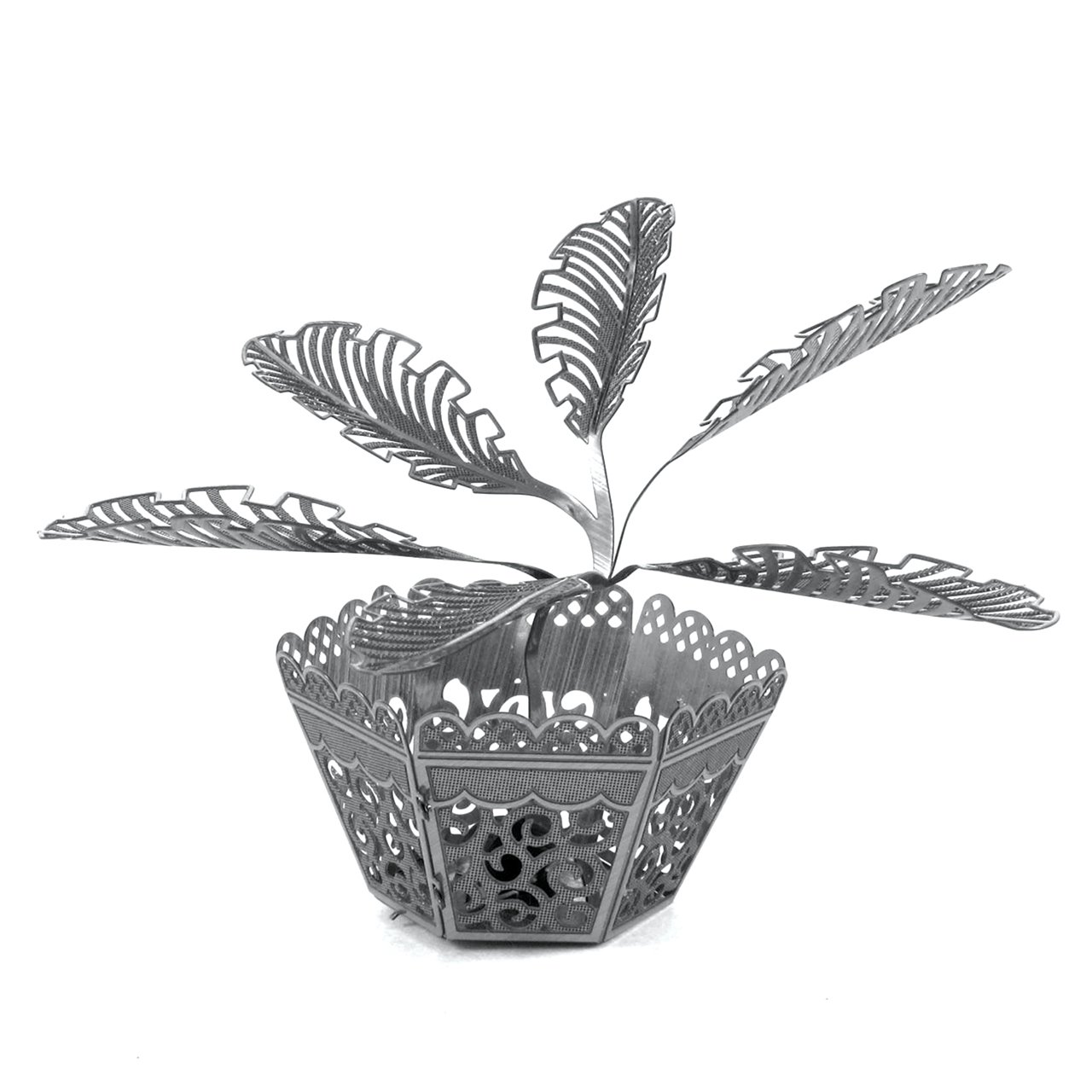 Maqueta 3D Metal Planta SAGO PALM TREE Montaje sin Pegamento ni Soldadura Maquetas 3D — vista detalle 2