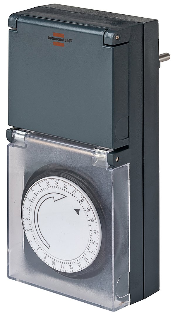 BRENNENSTUHL MZ-44 — Temporizador exterior 24h IP44