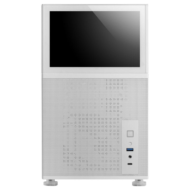 MARS GAMING MC-LCD — Caja MicroATX con pantalla IPS 8" e cristal templado 5