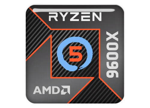 CPU AM5 Ryzen 5 9600X 3.9 Ghz - 5.4 Ghz 6 Cores 32Mb Cache 65Wat (sin cooler) 2