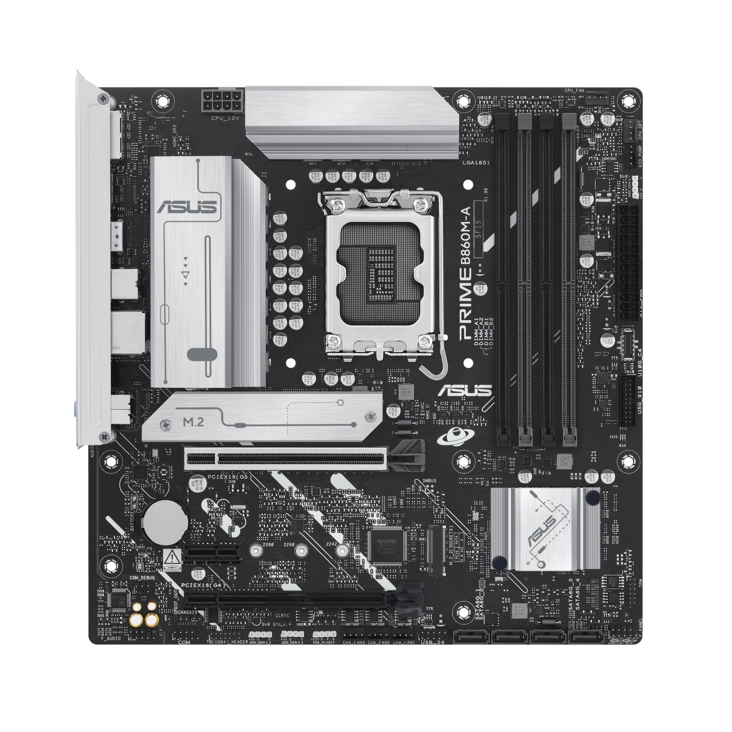 ASUS PRIME B860M-A-CSM — Placa base micro ATX con DDR5 y USB 3.2