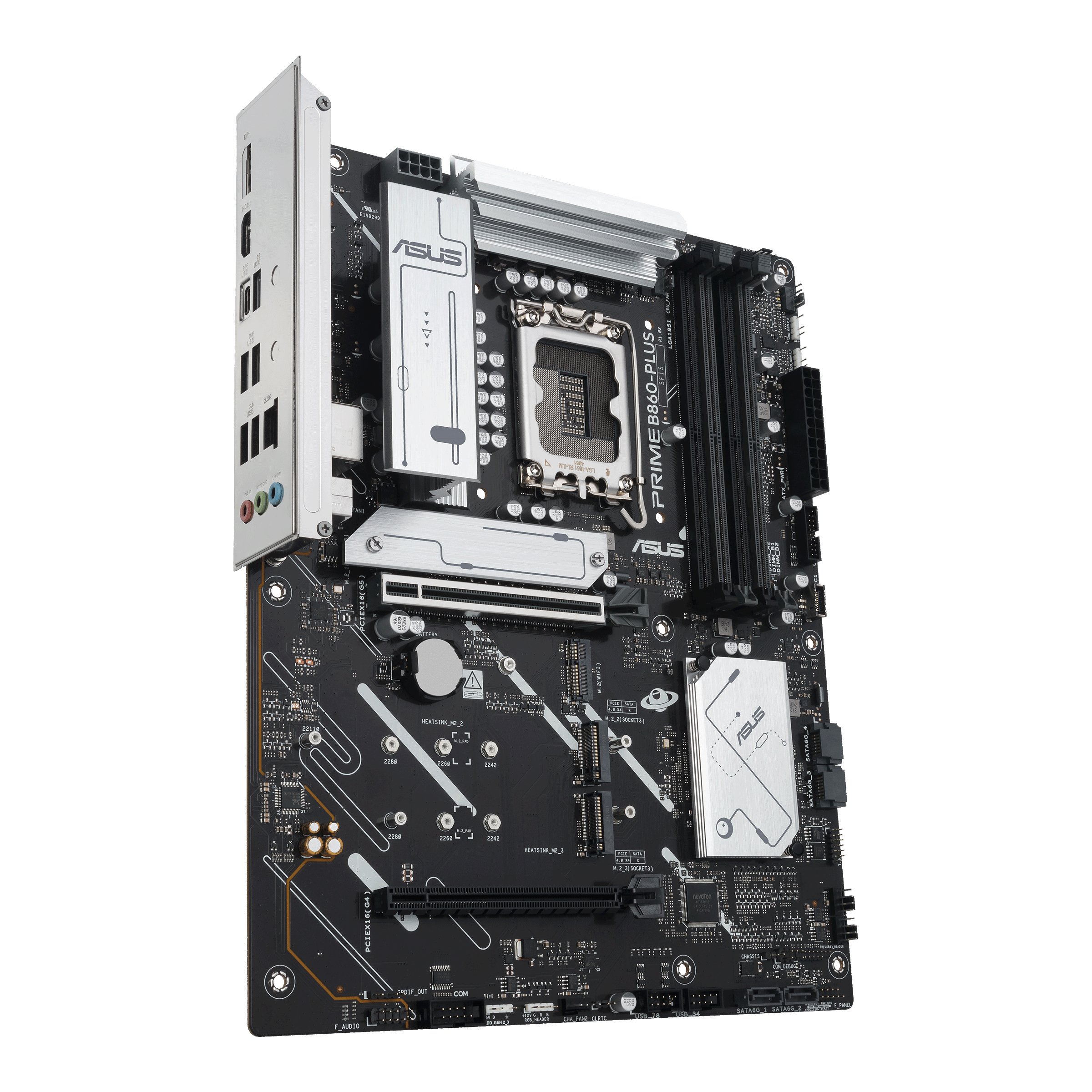 ASUS PRIME B860-PLUS-CSM — Placa base ATX con DDR5 8666MHz 4