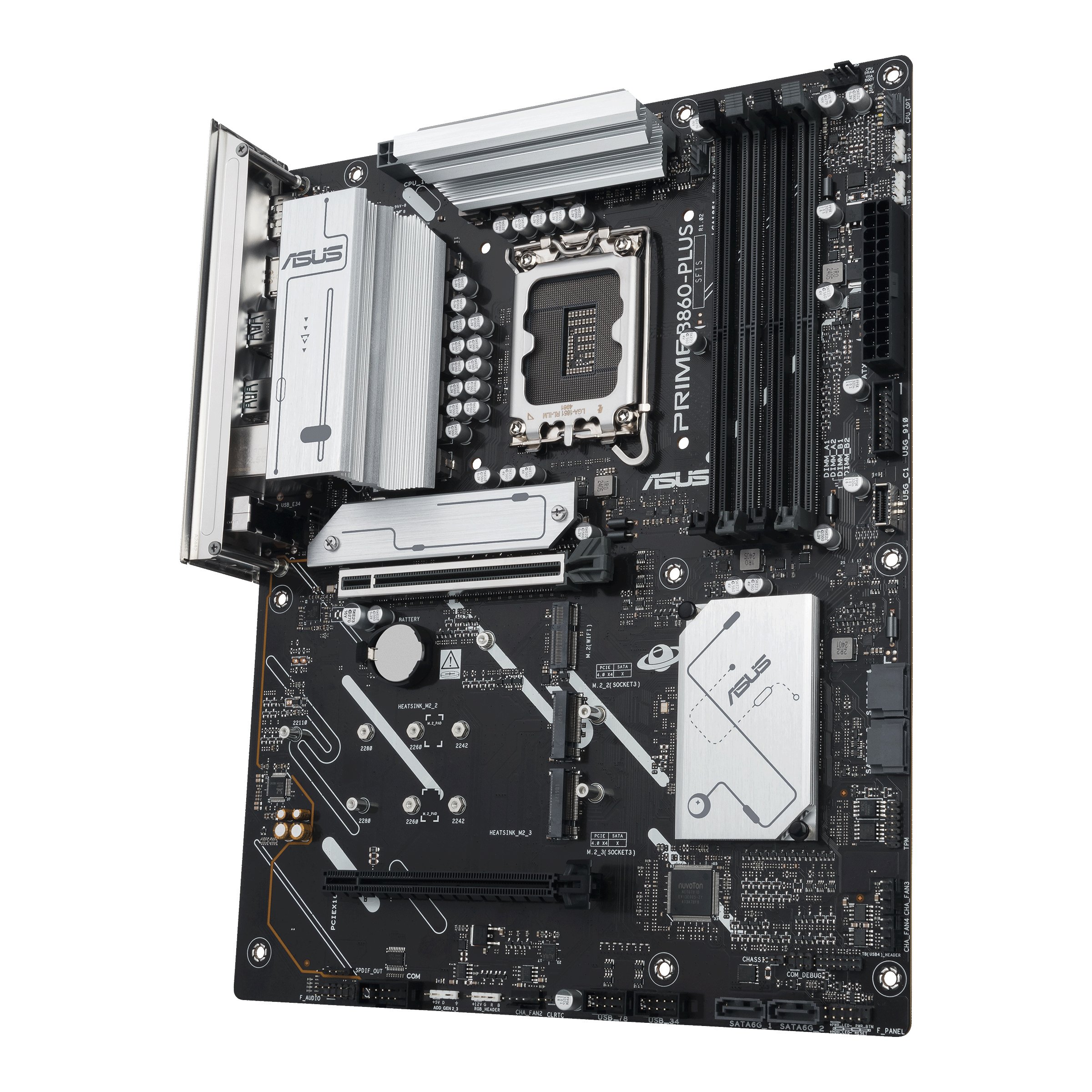 ASUS PRIME B860-PLUS-CSM — Placa base ATX con DDR5 8666MHz 5