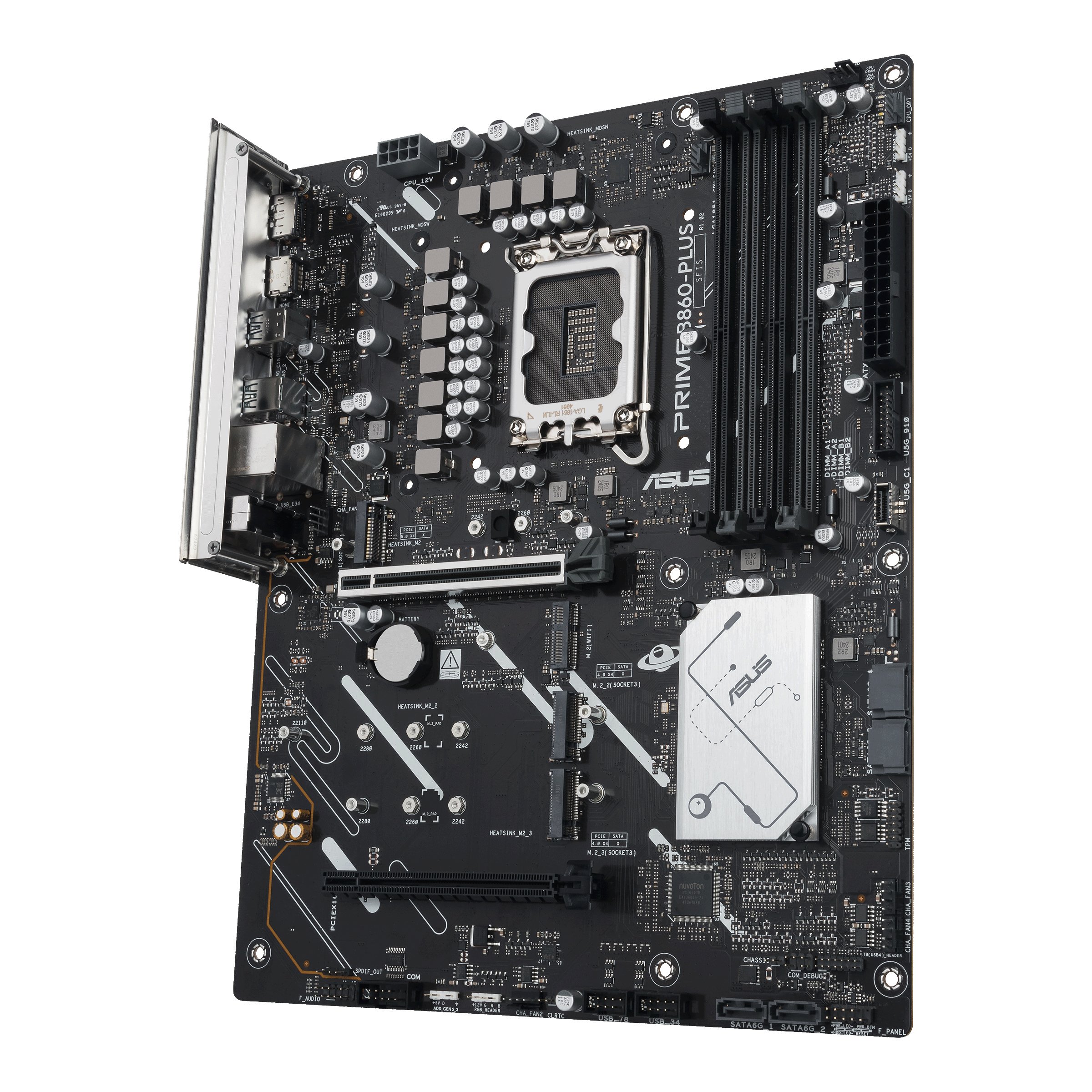 ASUS PRIME B860-PLUS-CSM — Placa base ATX con DDR5 8666MHz 9