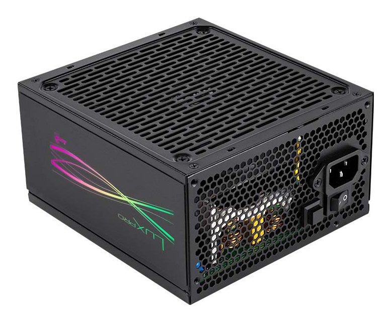 AEROCOOL 850W LUX PRO — Fuente modular 80+ Bronze con RGB 2