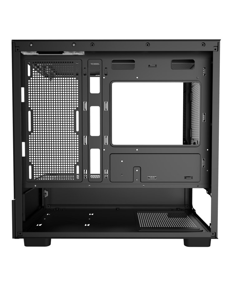Caja Microatx XC-301 Glass 1x3.5” 1x2.5” 1xUSB2.0 1xUSB3.0 GPU MAX420mm Cristal Templado Negro — vista detalle 2