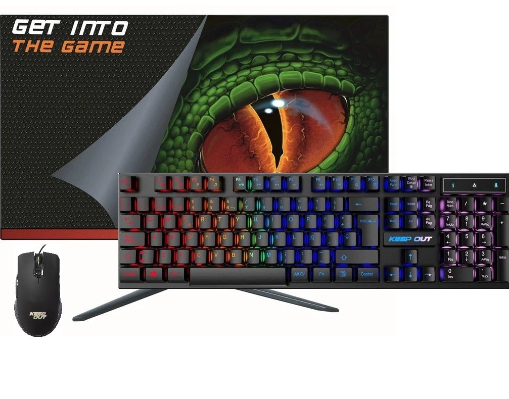 KEEP OUT XGM22KITv2 — Monitor 22" FHD 75Hz + periféricos gaming 4