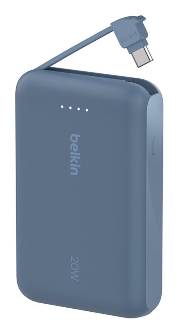 Belkin BPB021HQBL Boost Charge — 10,000 mAh con cable USB-C 20W 3