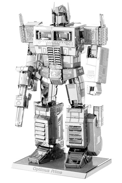 Fascinations Optimus Prime — Maqueta 3D metal, montaje sin pegamento