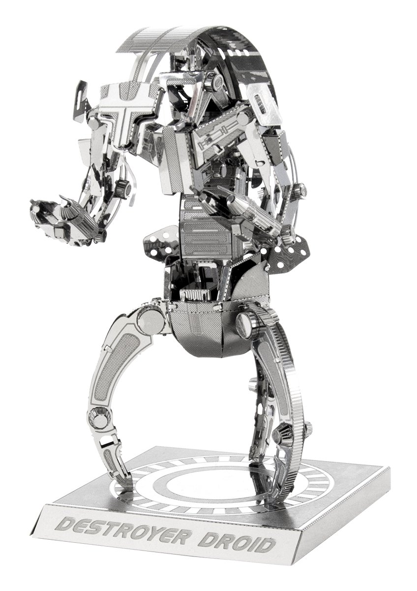 FASCINATIONS Droideka — Maqueta 3D metal, montaje sin pegamento