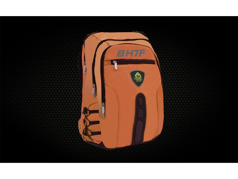 Mochila Gaming BK7 FULL Orange para Portatiles 15.6" con Multiples Bolsillos 6
