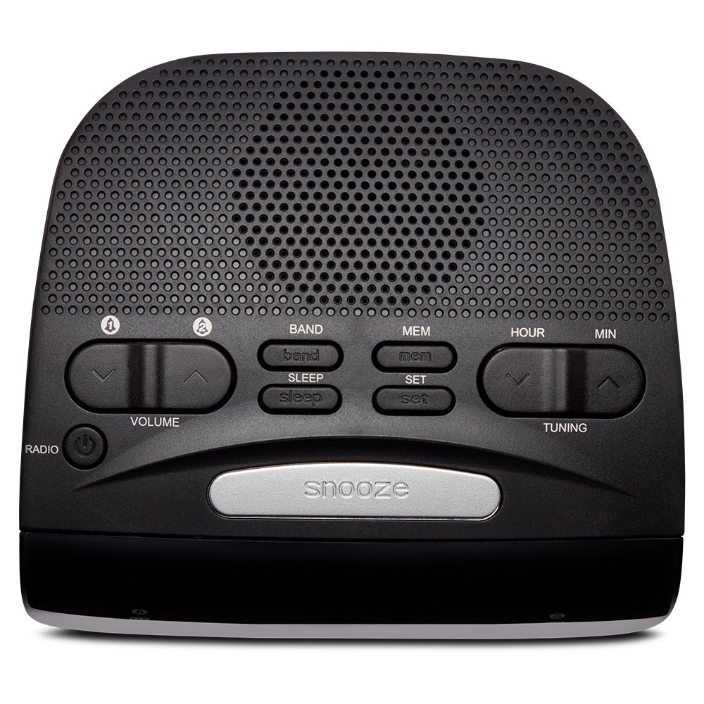 Radio Despertador CR-15BK Doble Alarma FM — vista detalle 2