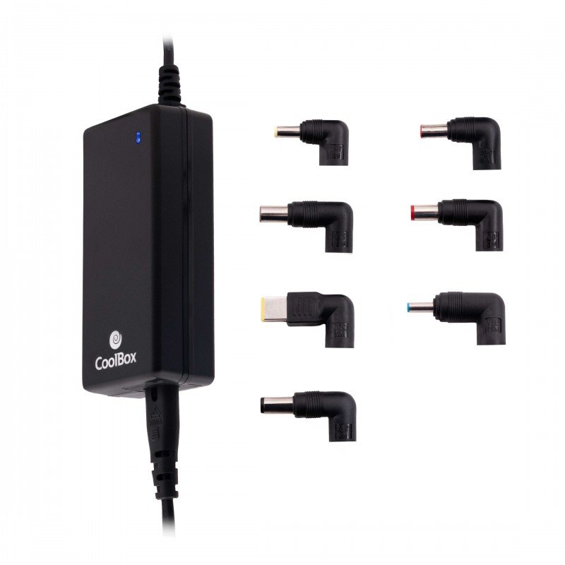 COOLBOX COO-NB065-0 — Cargador universal 65W USB-C, 14 tips — vista detalle 1
