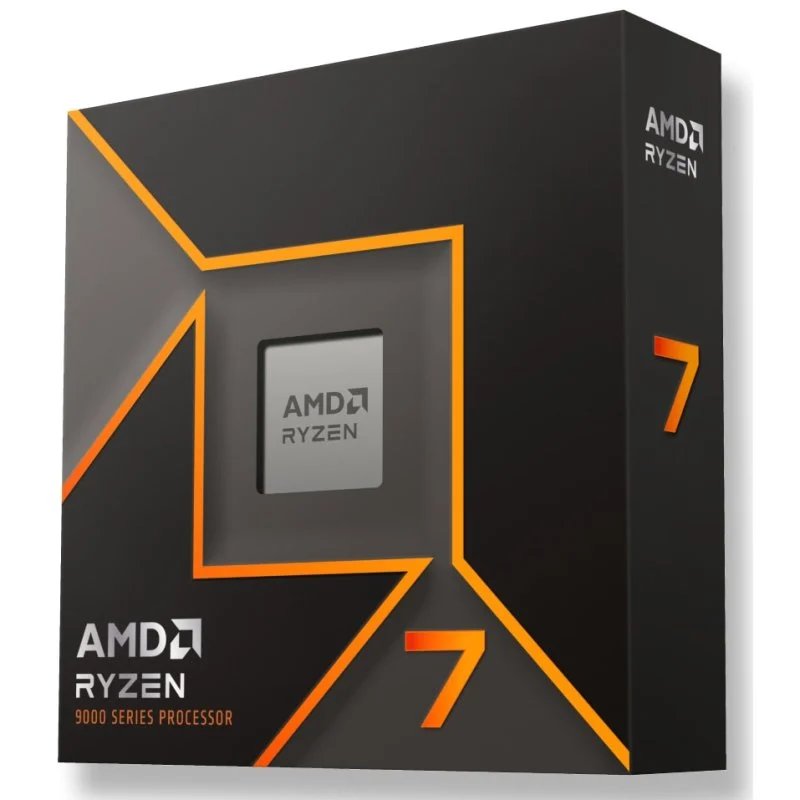 CPU AM5 Ryzen 7 9700X 3.8 Ghz - 5.5 Ghz 8 Cores 40Mb Cache 65Wat (sin cooler) 2