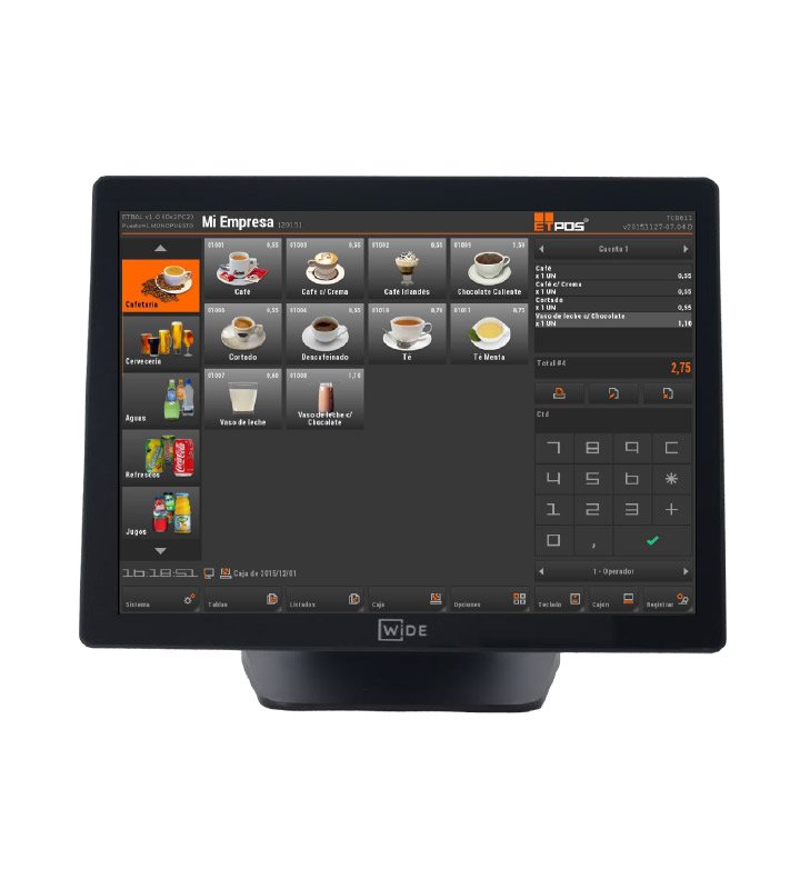 Software Personalizable para TPV Light **L.ELECTRONICA +usb Instalacion Etlock PLUG AND PLAY 2