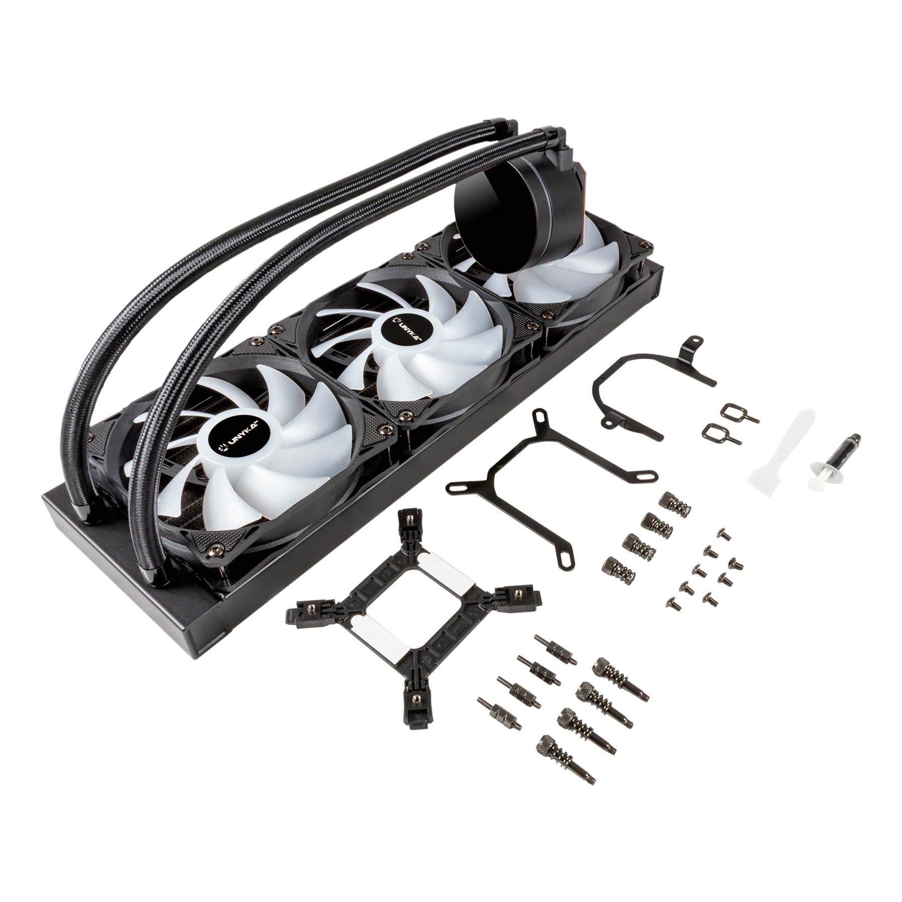 UNYKAch Aquastorm 360 — Refrigeración líquida 360mm ARGB 3