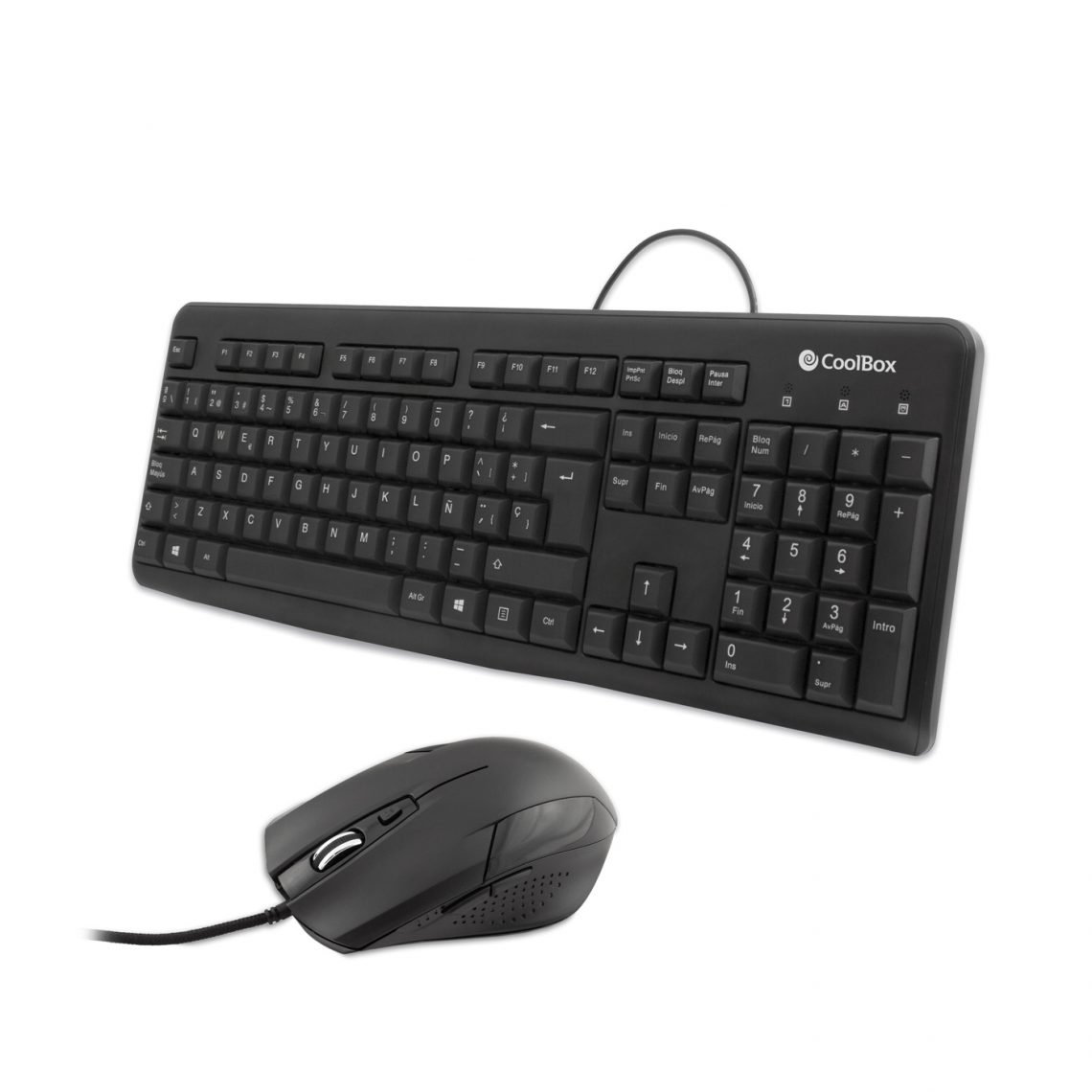 Teclado y Mouse COO-KTR-01U Raton 1600DPI