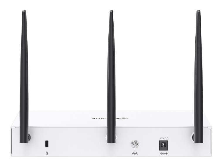 Router VPN WIFI 6 TP-LINK Festa FR365 AX3000 5xLAN Gb 1xSFP 1xUSB Openvpn Metalico Blanco — vista detalle 1