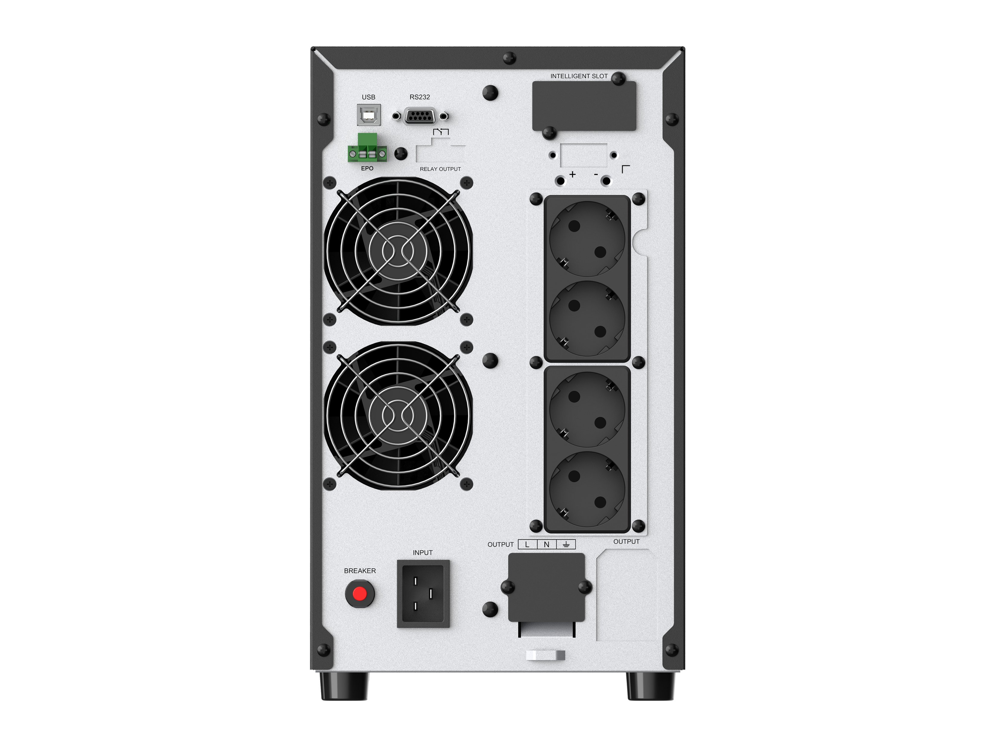 SAI 3000VA / 2700W Online Torre 4xShucko HID USB RS232 EPO — vista detalle 2