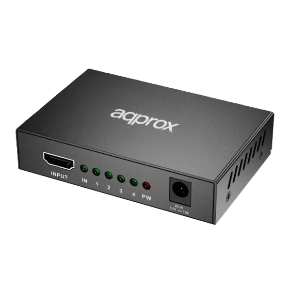 APPROX APPC31V3 — Splitter HDMI 1 entrada 4 salidas 4K